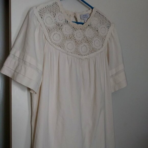 ✨ & Other Stories Paris Atelier Mini Dress ✨ Size 10 | Muslin Natural Crochet - Picture 8 of 11
